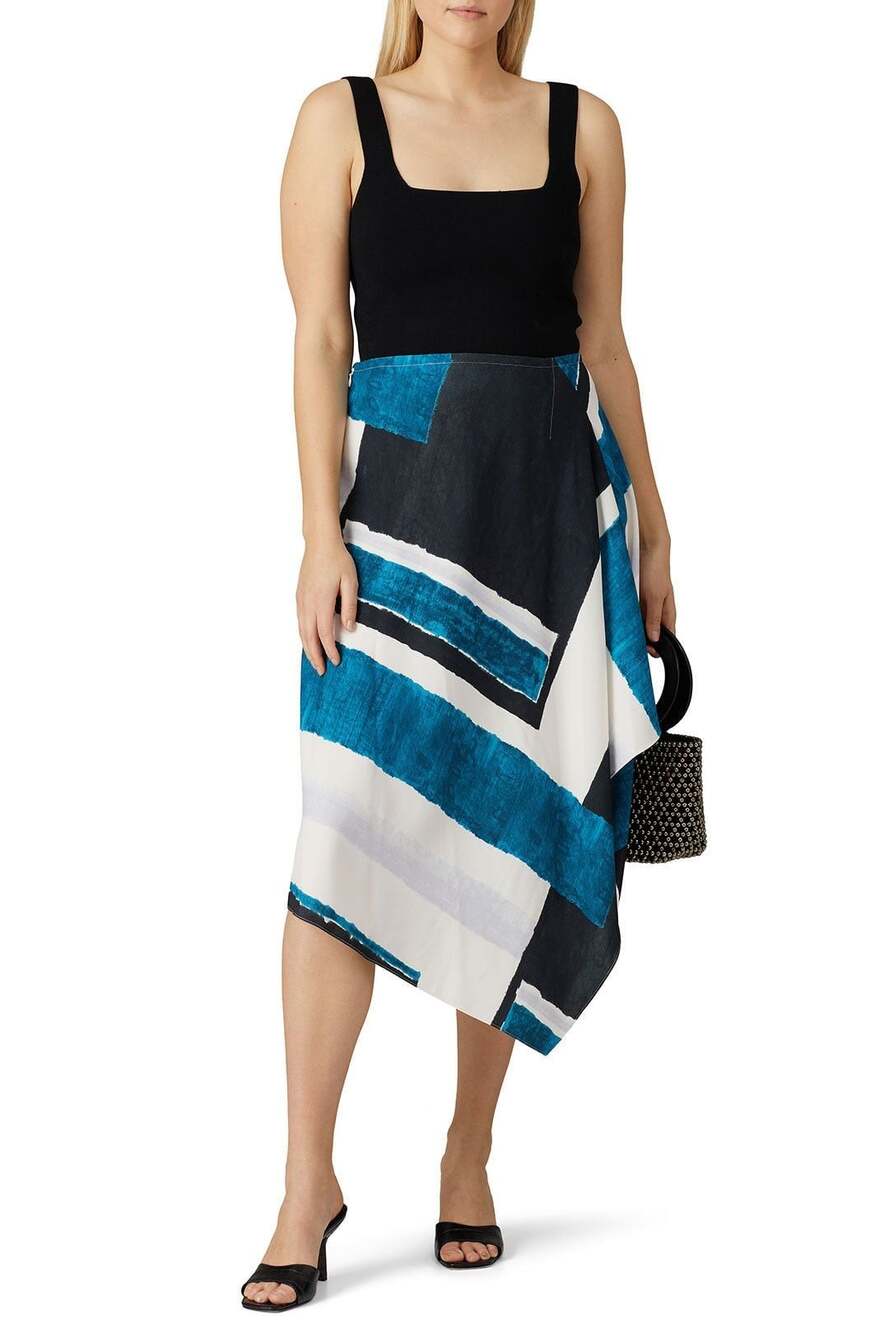 Natori Art Moderna Skirt Sz 2 - Picture 5 of 15